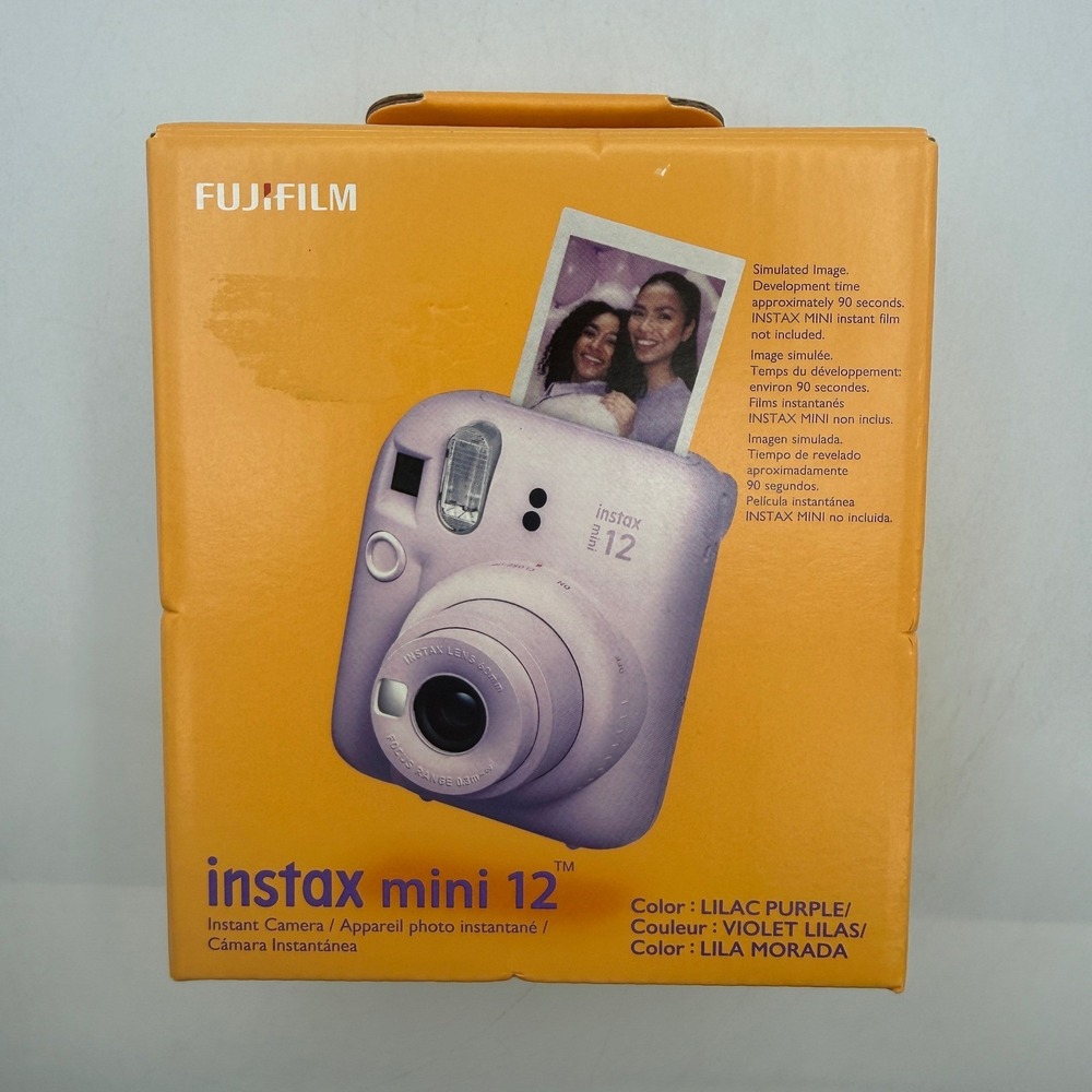 Fujifilm Instax Mini 12 Instant Film Camera Lilac Purple New in Box